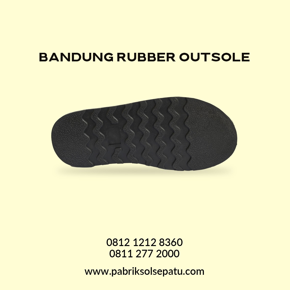 sol sepatu karet 225